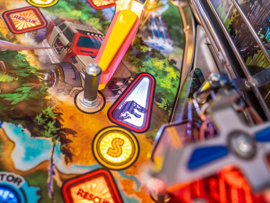 Jurassic Park 30th Anniversary LE Pinball Machine by STERN Pinball For